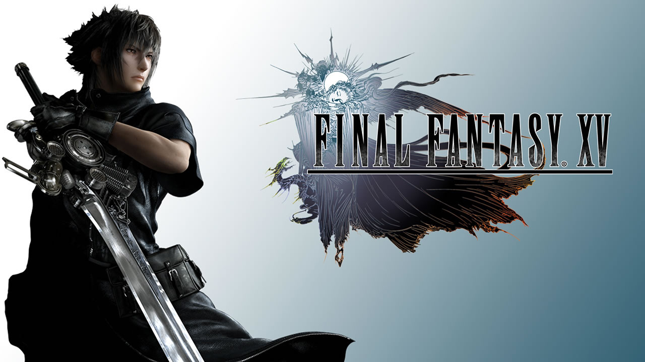 logo-and-hero-of-the-game-Final-Fantasy-xv