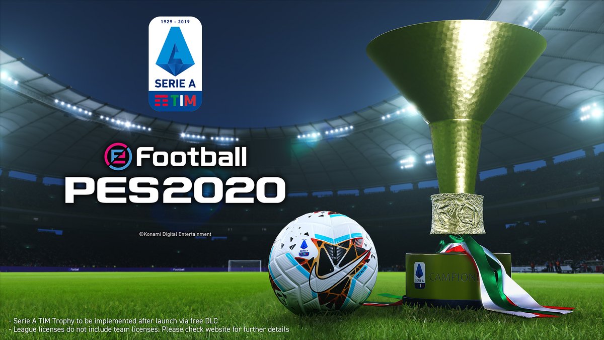 Seria A Italiana Confirmada Em EFootball PES 2020 | WASD